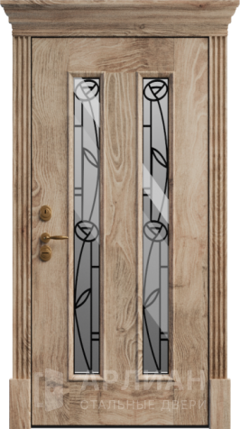 Фото «Входная металлическая дверь с ковкой Премиум №21»