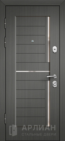 Фото №2 « Дверь МДФ с бронзовой ручкой и отделкой молдинг №533»